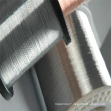 Conductivité 23 % aluminium revêtu de fil d’acier en aluminium revêtu de fil d’acier en bobine en bois